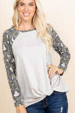 Load image into Gallery viewer, White French Terry Long Sleeve Top