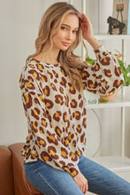 Load image into Gallery viewer, Casual Leopard Print Long Sleeve Top