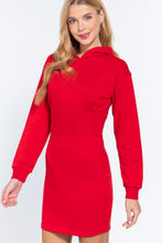 Load image into Gallery viewer, Hoodie French Terry Mini Dress