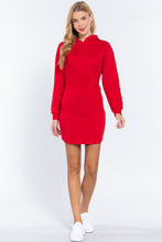 Load image into Gallery viewer, Hoodie French Terry Mini Dress