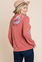 Load image into Gallery viewer, Coral Floral Printed  Hoodie