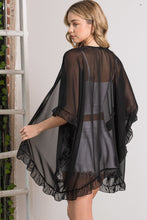 Load image into Gallery viewer, Lightweight Sheer Shawl Cardigan