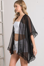 Load image into Gallery viewer, Lightweight Sheer Shawl Cardigan