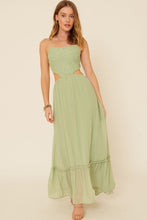 Load image into Gallery viewer, A Sheer, Chiffon Floral Lace Maxi Dress