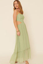 Load image into Gallery viewer, A Sheer, Chiffon Floral Lace Maxi Dress